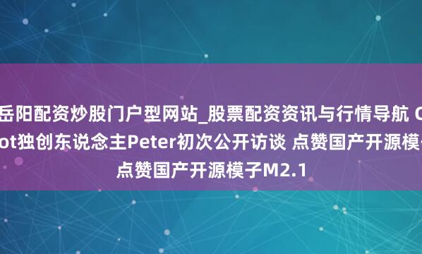 岳阳配资炒股门户型网站_股票配资资讯与行情导航 Clawdbot独创东说念主Peter初次公开访谈 点赞国产开源模子M2.1